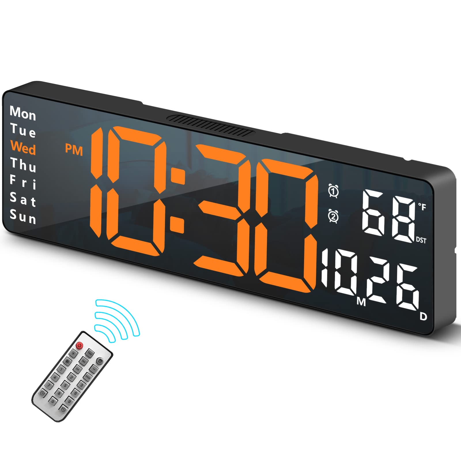 Abovsare Orange-B front display showing clear time and benefits