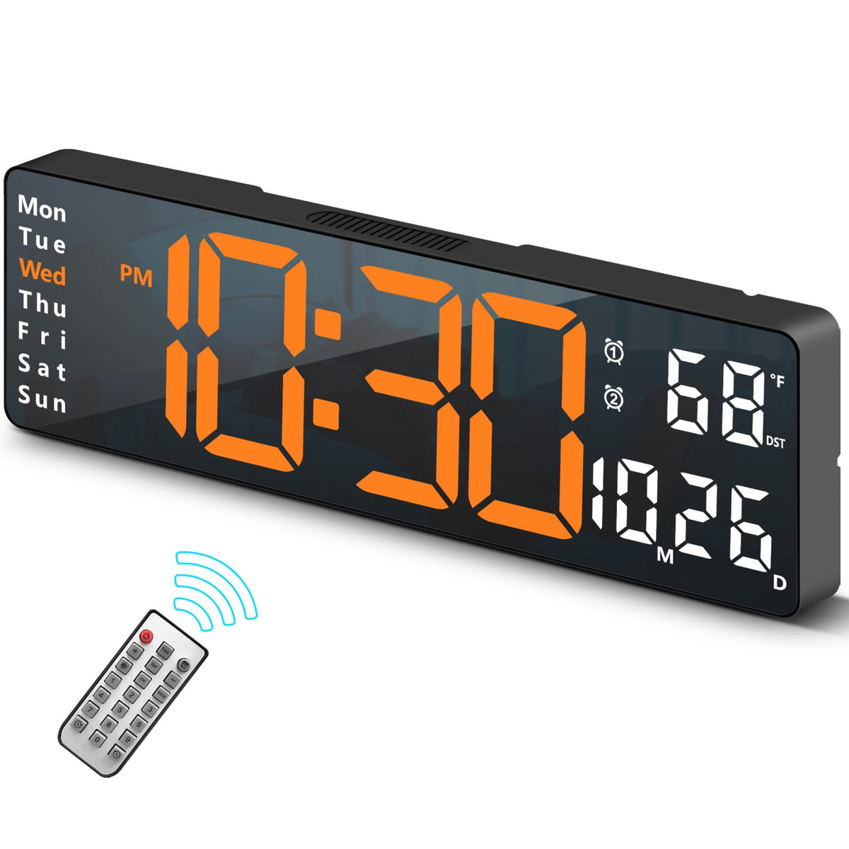 Abovsare Orange-B front display showing clear time and benefits
