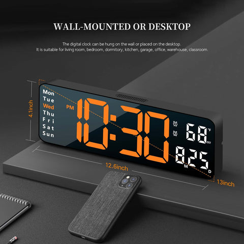 Abovsare Orange-B remote control in hand for convenient settings