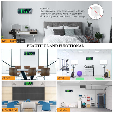 Abovsare detailed screen showing temperature and weekday at a glance