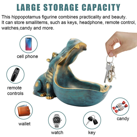 aboxoo top view revealing roomy open bowl for keys and small items