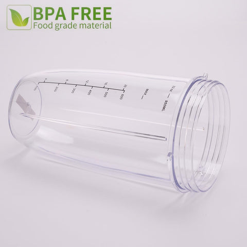 ABTER cups attached to NutriBullet base demonstrating secure fit and easy blending