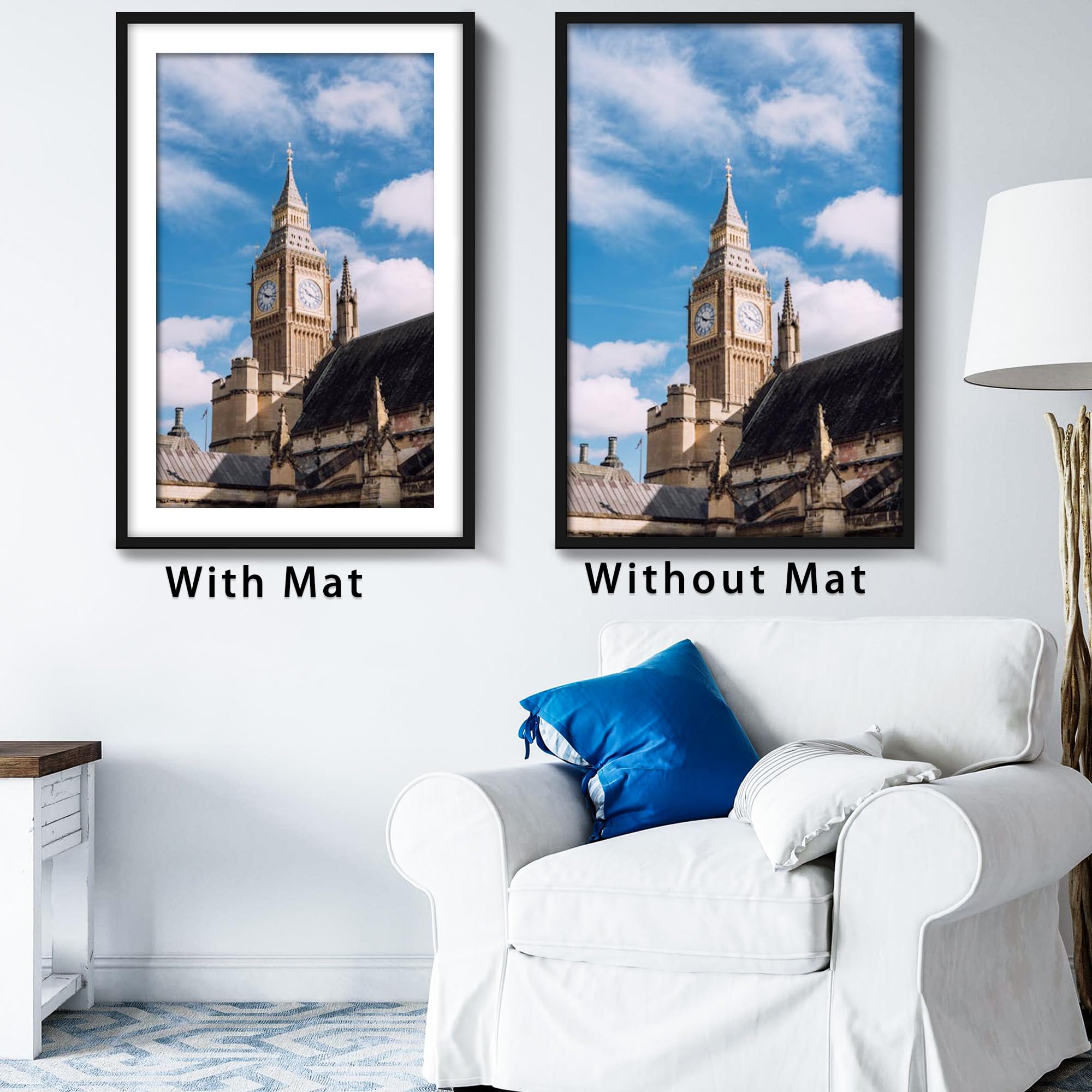 Abtgt frame standing on tabletop displaying versatility and decor benefit