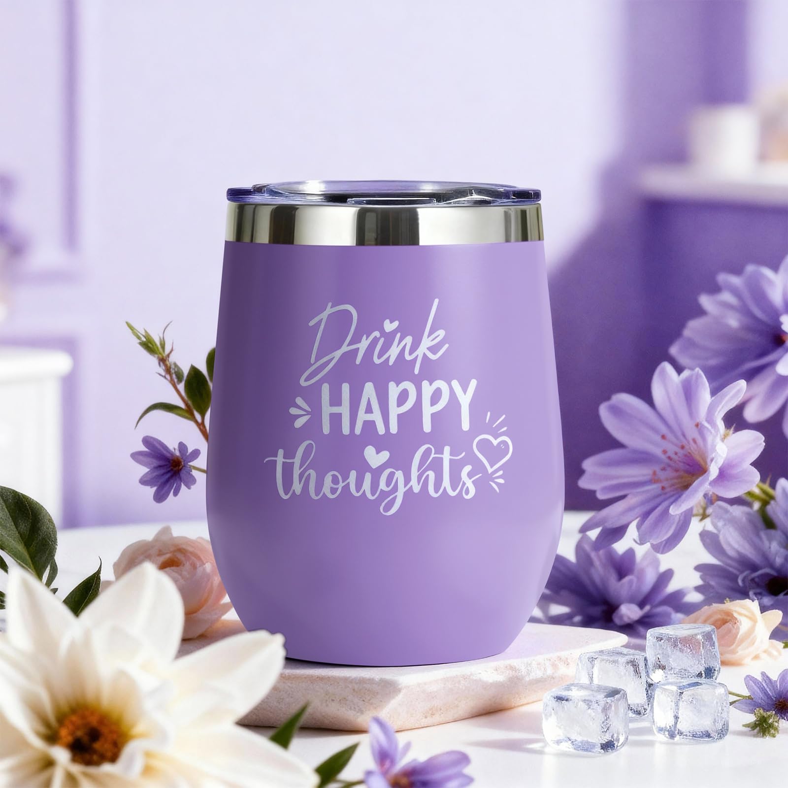 ABUDICS lavender candle and handmade soap arrangement for calming aroma