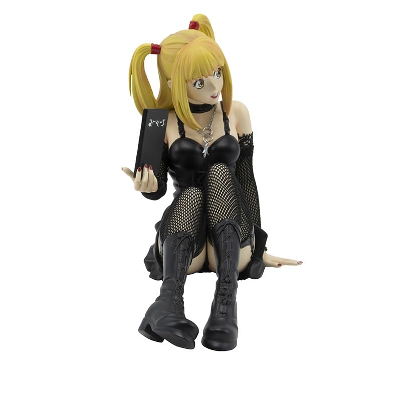 ABYSTYLE Misa holding Death Note prop showing accurate character accessory
