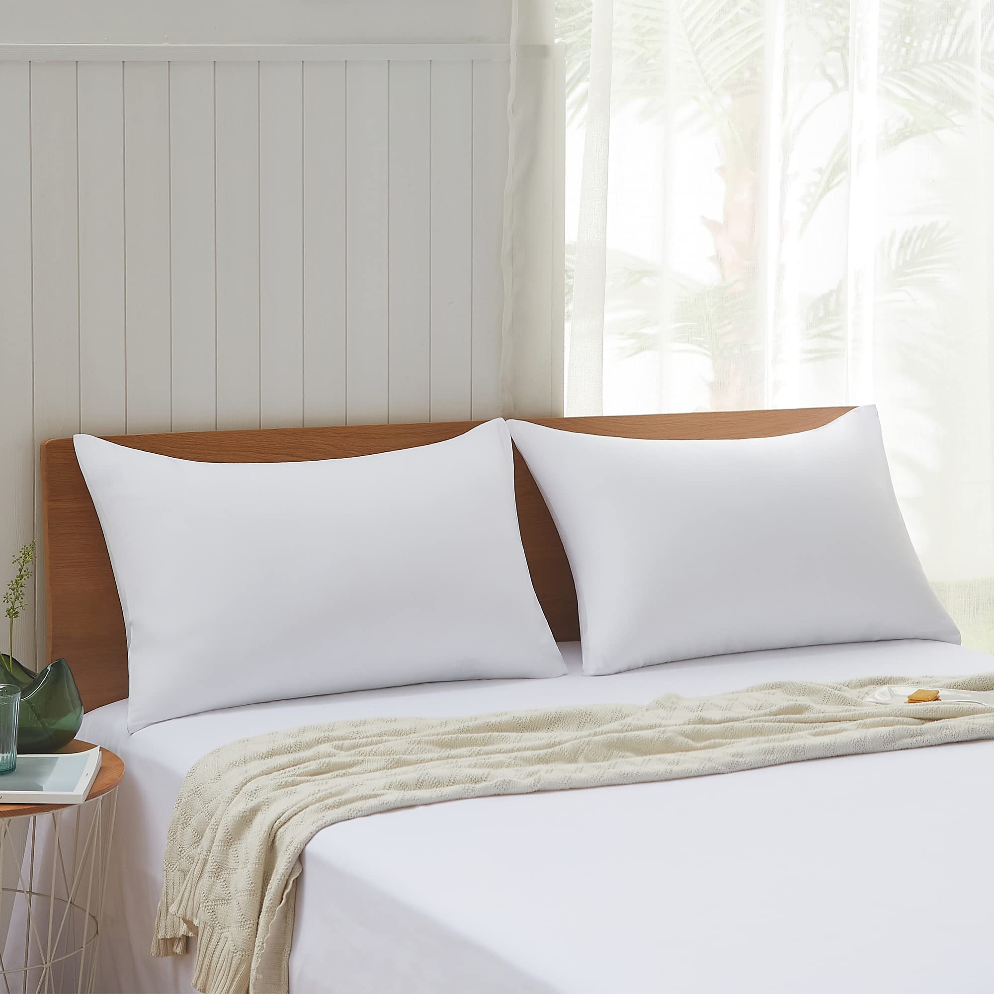Acanva pillows inside dryer during low-heat fluffing, helps restore loft quickly