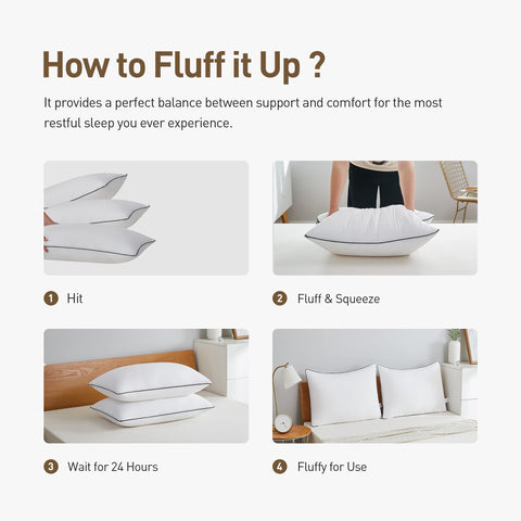 Acanva pillows vacuum packaging rolled for shipping proving compact, protected delivery