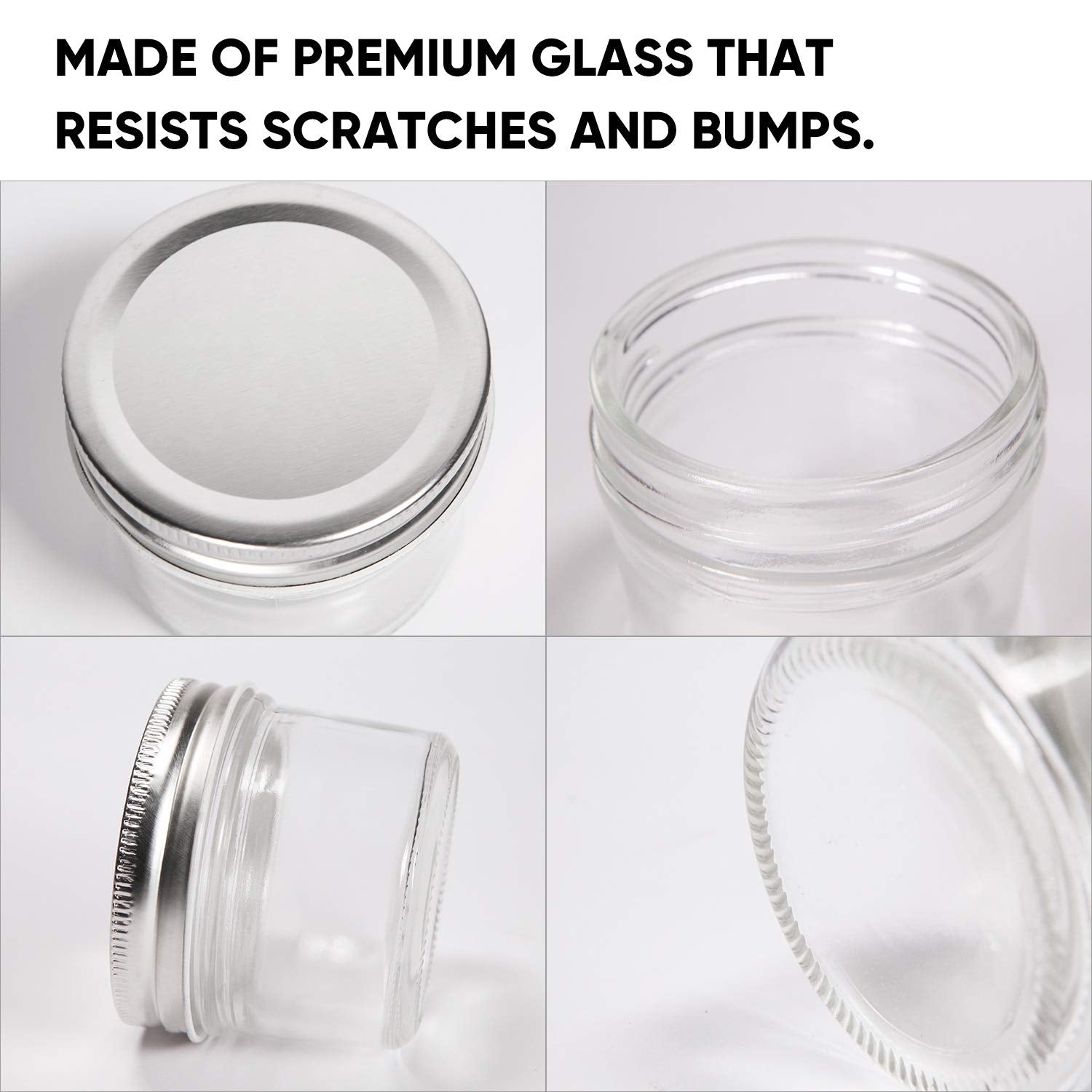 Accguan clear glass texture close-up highlighting durable thick glass