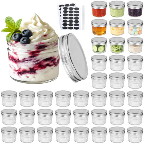 Accguan front packaging showing 40 jars and silver lids for organized storage