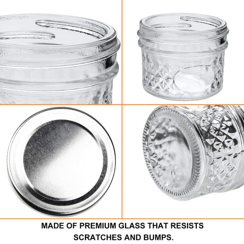 Accguan jar filled with jam showing clear glass display and gift presentation benefit