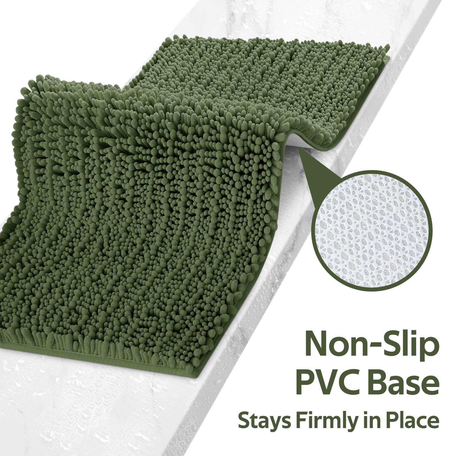 ACCUMTEK small mat at sink providing soft standing surface and spill protection