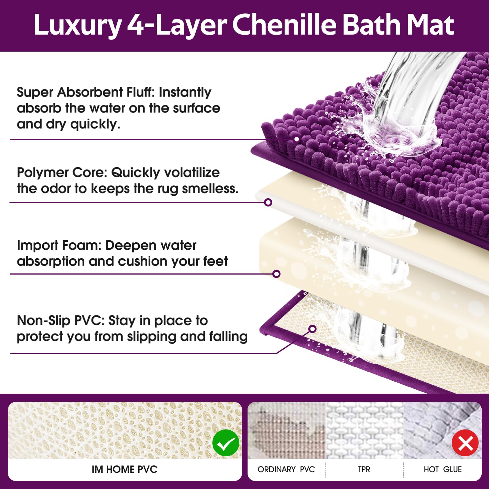 ACCUMTEK small rug by sink highlighting versatile placement