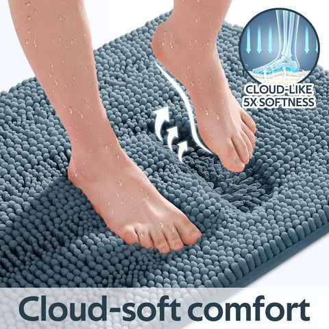 ACCUMTEK non-slip PVC backing shown for strong grip and reduced slip risk