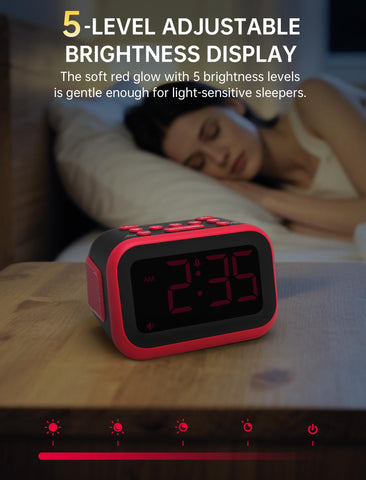 Acedeck next to smartphone for scale, showing compact bedside convenience