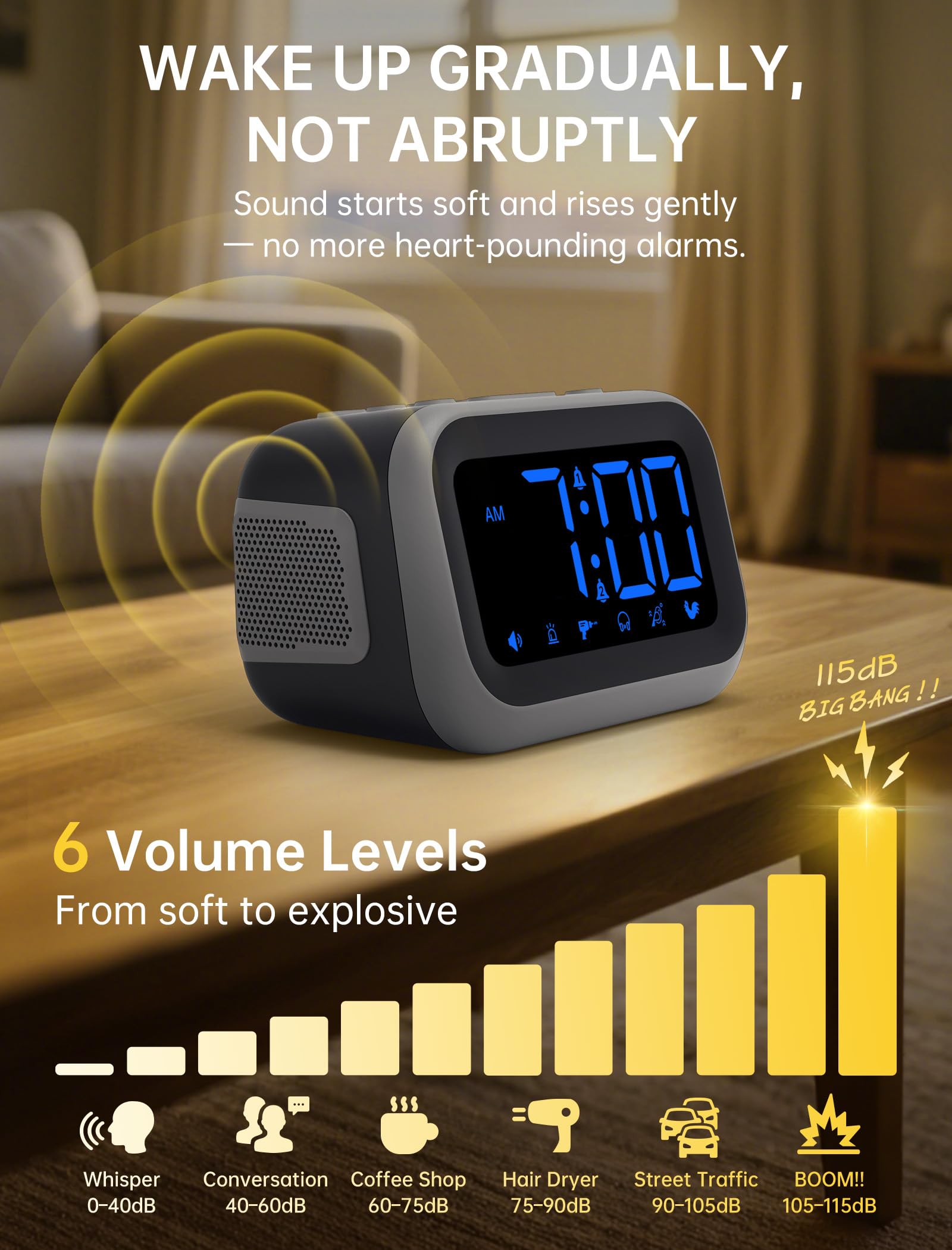 Acedeck next to a smartphone showing size comparison and built-in charging convenience