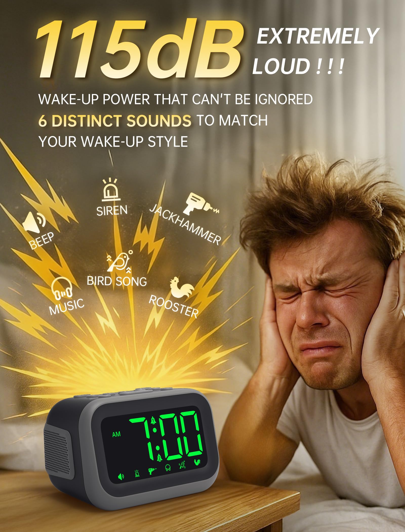 Acedeck top controls highlighting alarm buttons and easy operation for quick setup