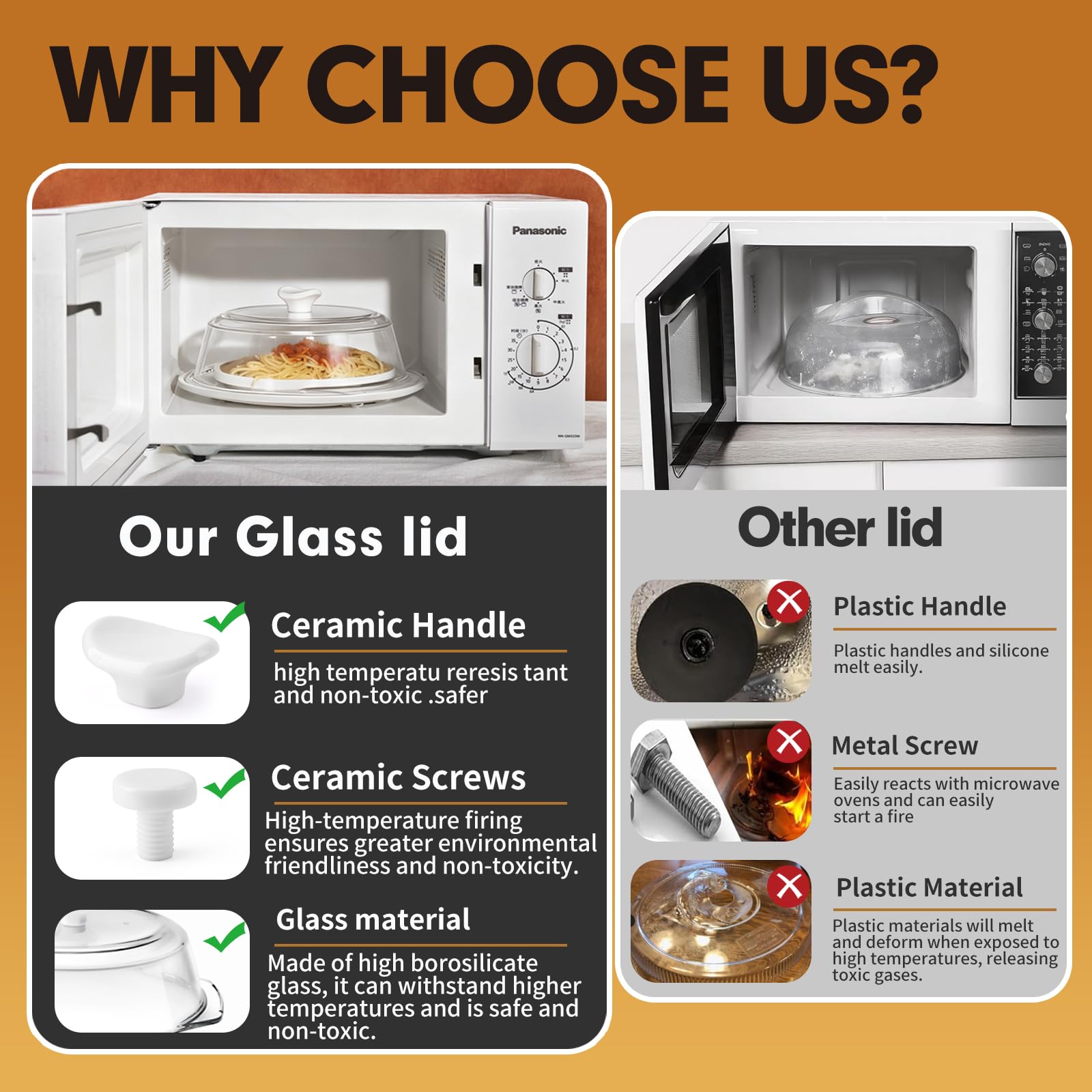 ACEPRUT ACE PRODUCT cover on plate in microwave keeping oven clean
