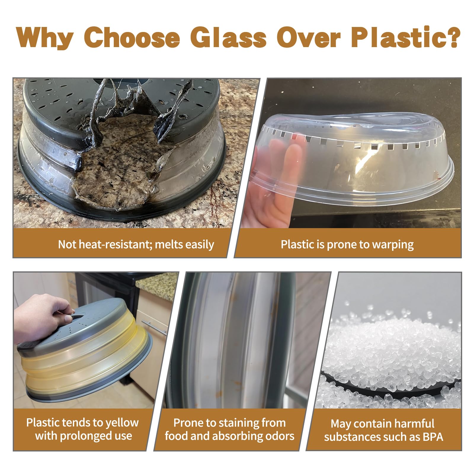 ACEPRUT glass surface detail showing stain resistance and easy cleaning benefit