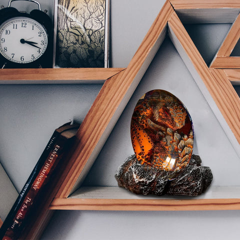 ACOCOFE styled shelf with egg providing fantasy ambiance and decor charm