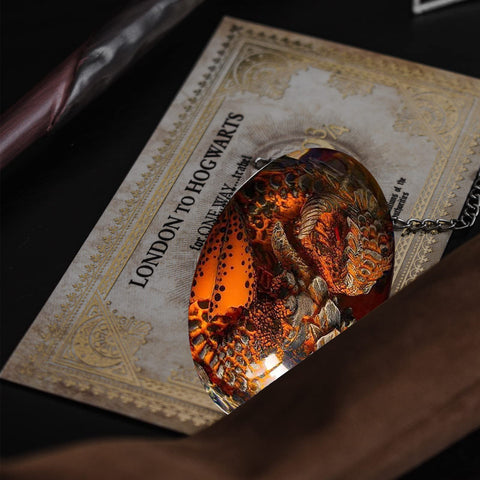 ACOCOFE transparent resin revealing inner dragon figure and visual depth