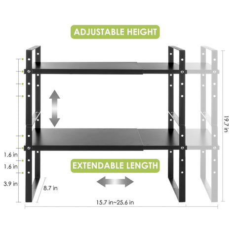 Across-Star stacked two-tier configuration maximizing vertical pantry storage