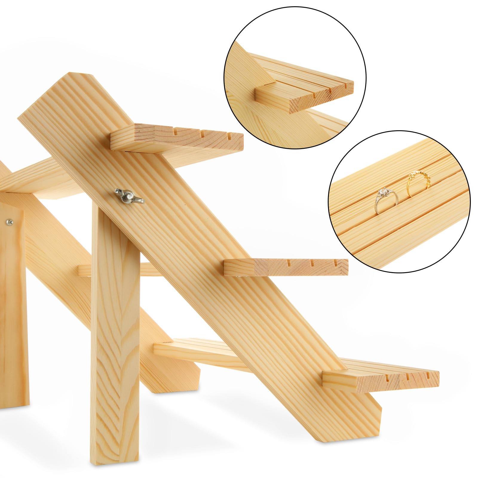 Acrux7 side profile showing stable construction and sturdy pine thickness