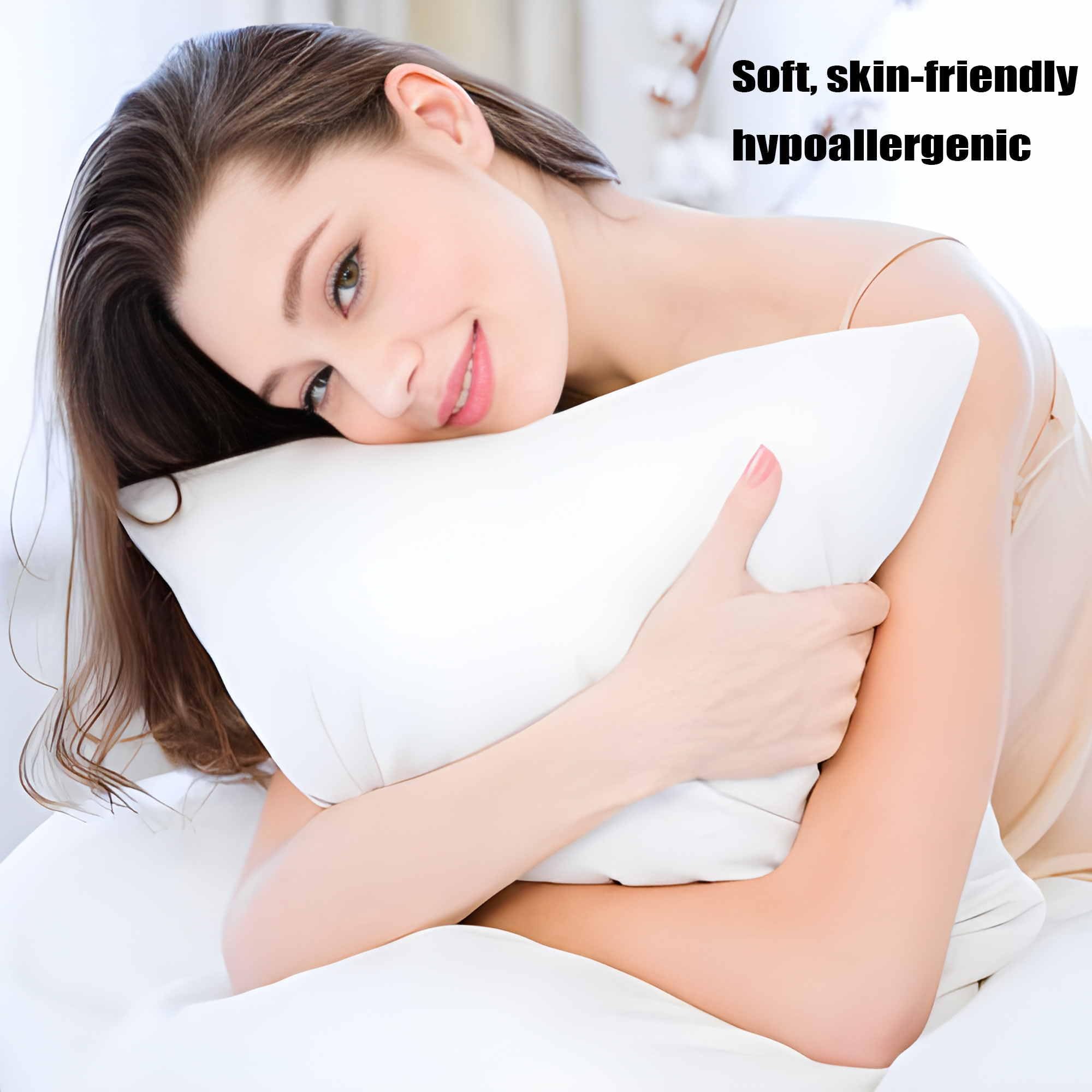 Acteb fill texture detail showing hypoallergenic microfiber providing plush comfort
