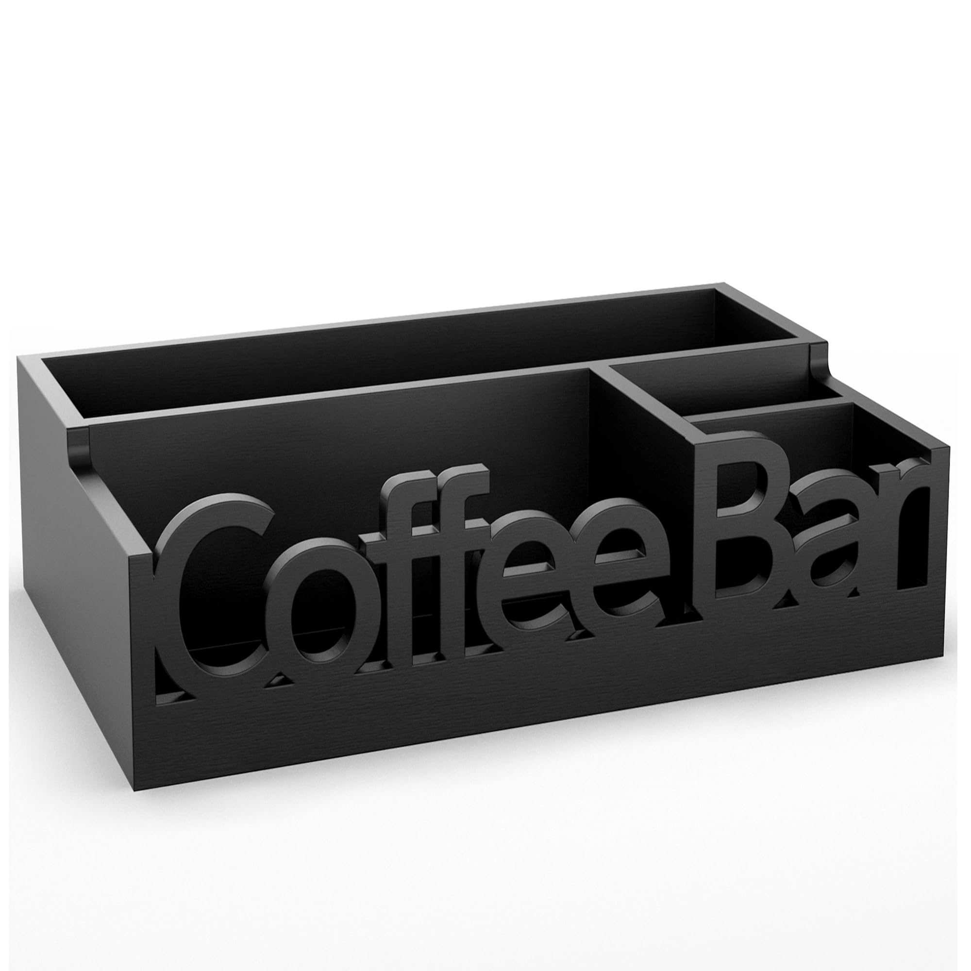 ADDFIT HOUSE front view showing coffee caddy keeping countertop organized