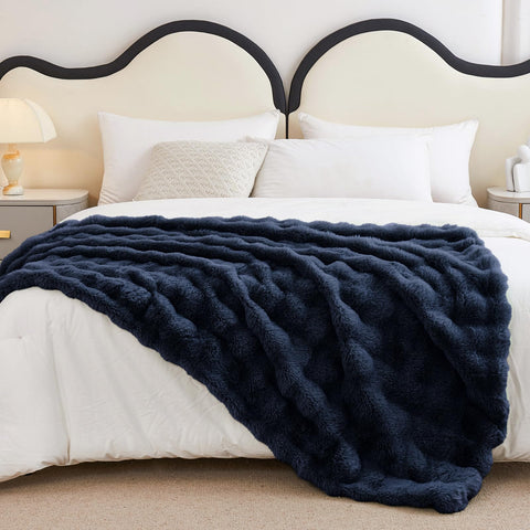 Admitrack throw on sofa in living room, enhances decor and warmth