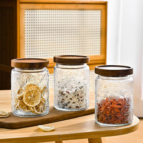 Adodeen jars stacked on shelf illustrating space-saving organization benefits