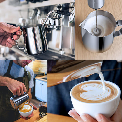 Adorever latte art pen detail highlighting control for detailed coffee designs