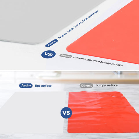 AECHY mat used as craft workstation with tools showing stain resistance