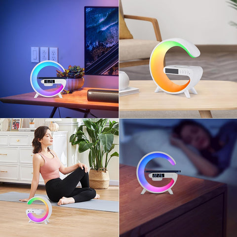 Aeehuck next to a smartphone to show compact scale and charging compatibility benefits
