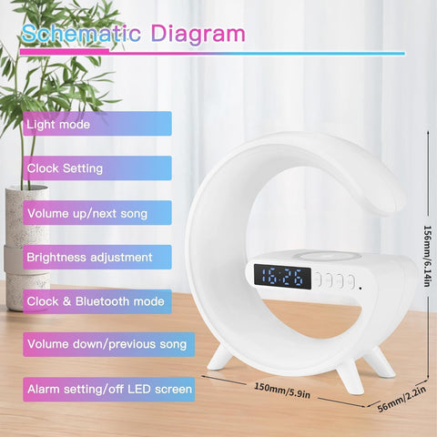 Aeehuck side profile with alarm display visible, easy wake benefit