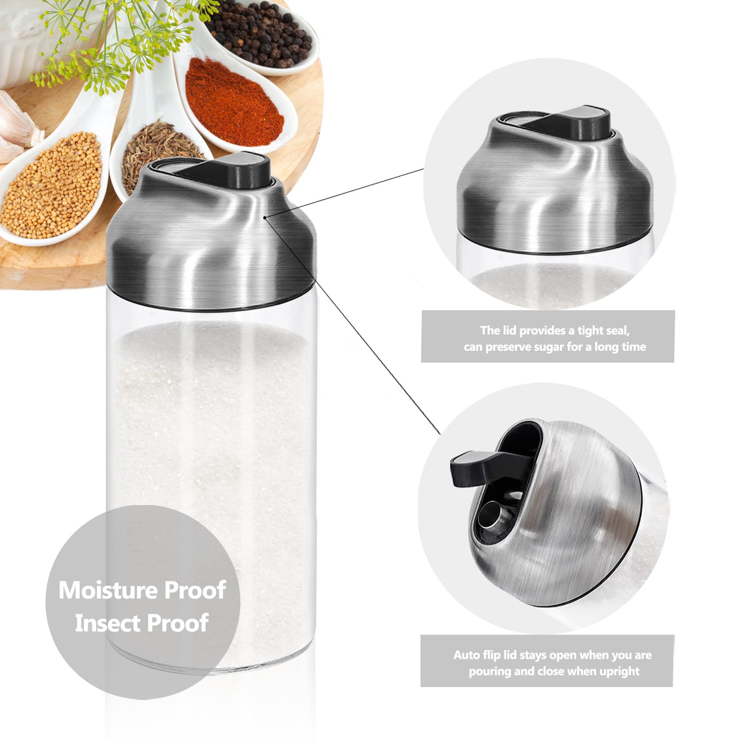 Aelga beside a coffee cup to show 12 oz scale for refills and serving