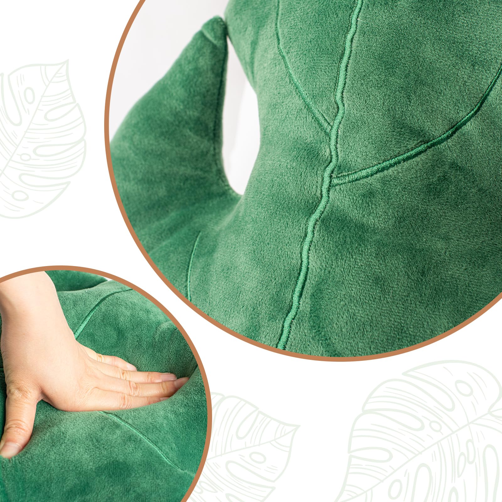 AELS Monstera side profile showing thickness and firm PP cotton support