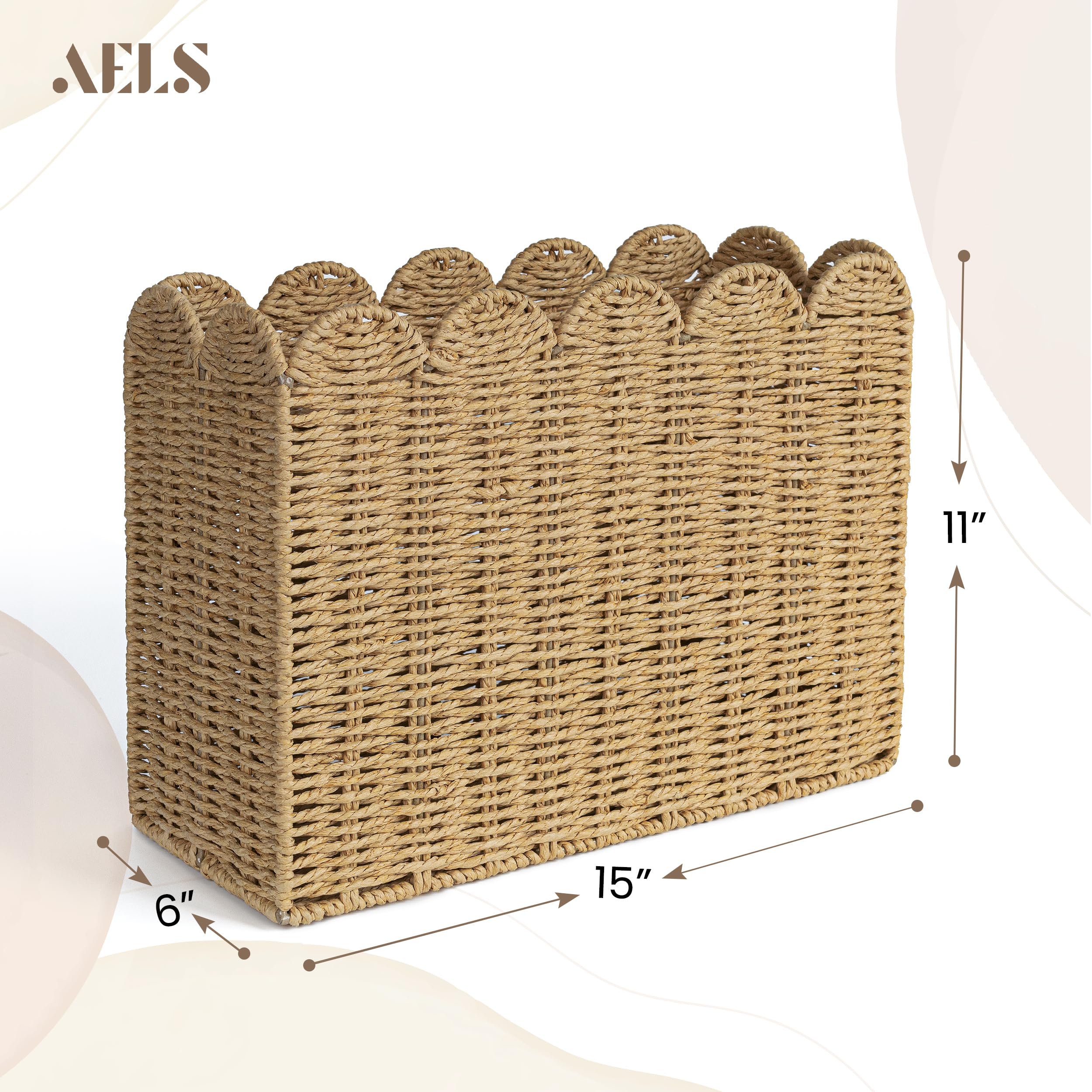 AELS scalloped edge closeup highlighting handcrafted detail and refined finish