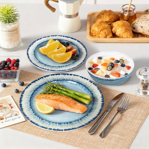 AELS outdoor picnic table setup showing durable, unbreakable dinnerware benefit