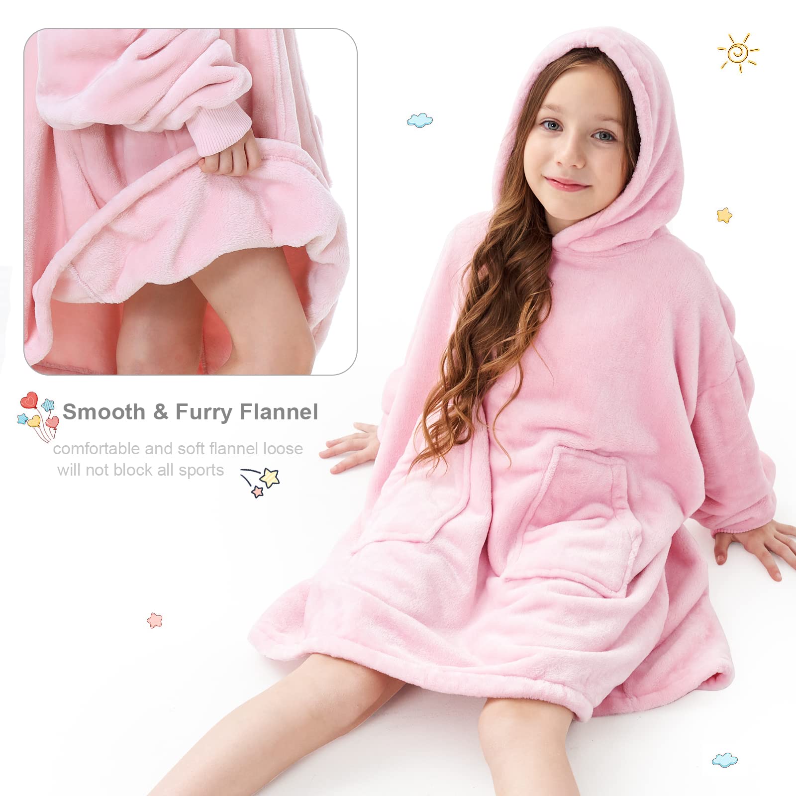 Aemicion hood detail and lining showing roomy hood for extra head warmth and comfort