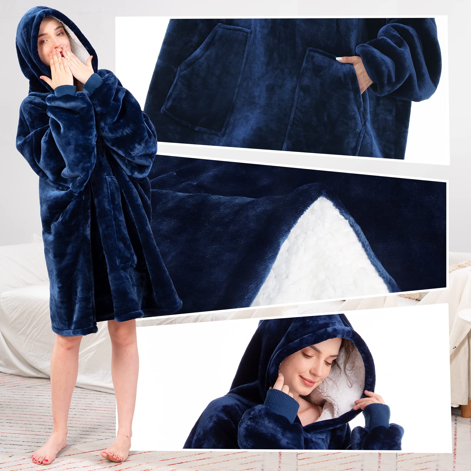 Aemicion hoodie worn on sofa demonstrating comfort for binge-watching