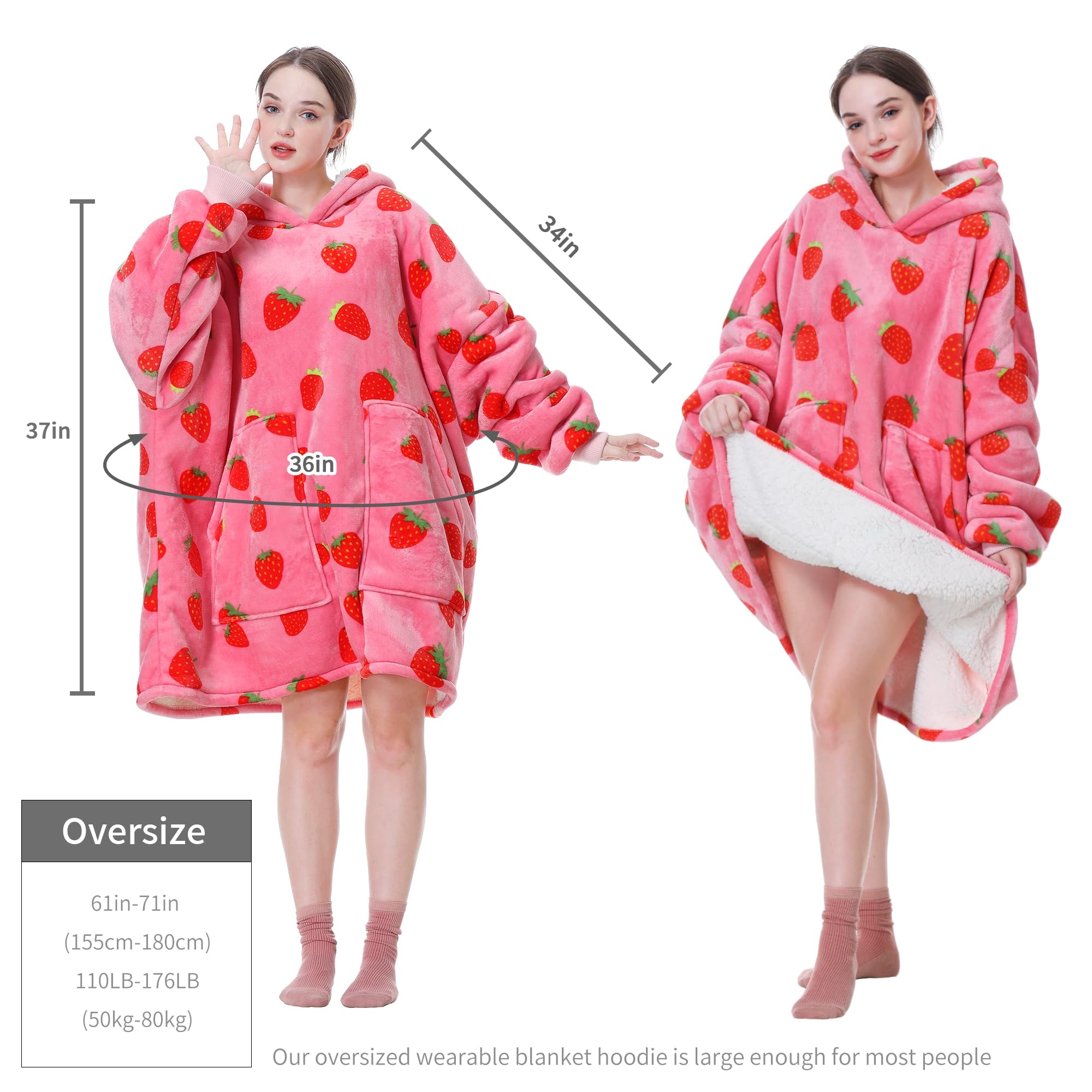 Aemicion oversized hood detail illustrating coverage and warmth for head and neck