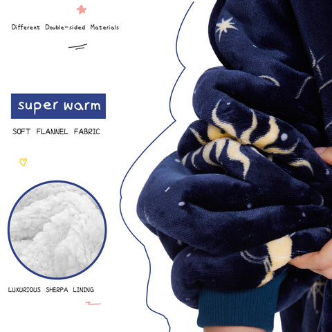 Aemilas hood detail with playful ears adding extra warmth and style