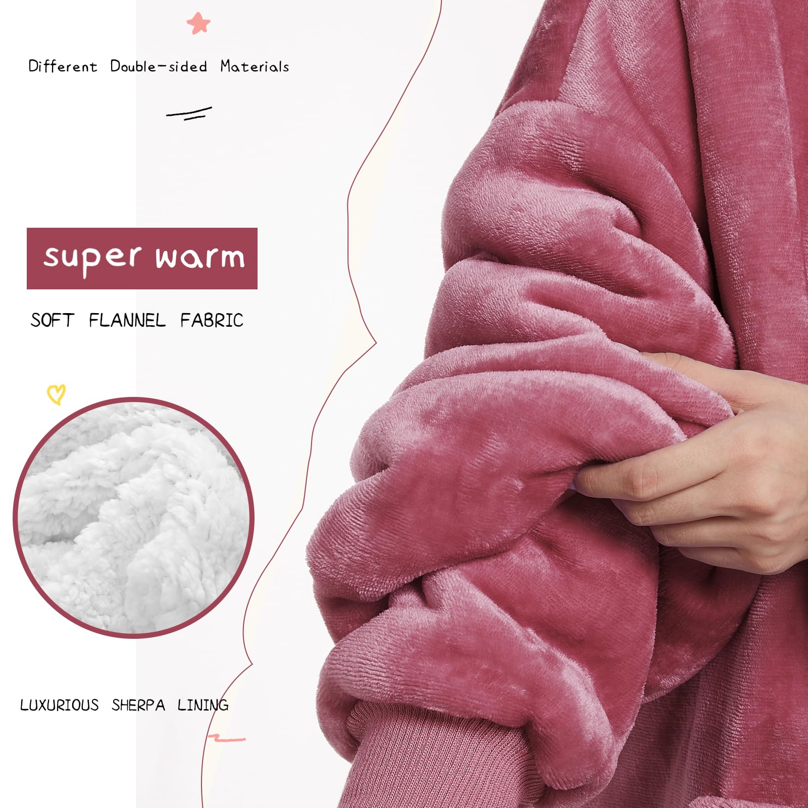 Aemilas with small pet in pocket illustrates pet-friendly design and added warmth