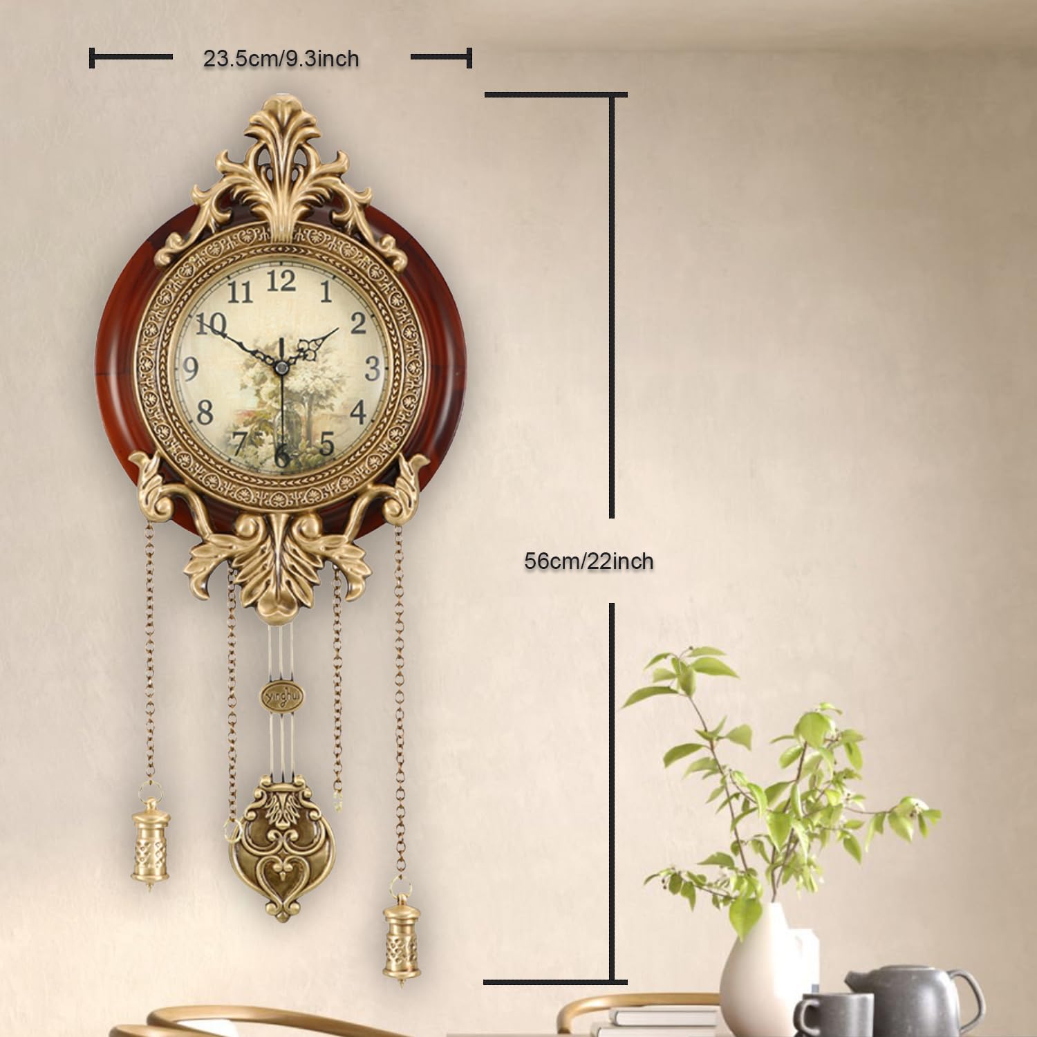 Aero Snail iron floral carving detail, decorative accent enhancing wall style