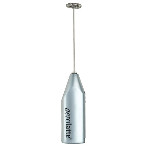 aerolatte front view satin handle showing ergonomic grip and portable convenience