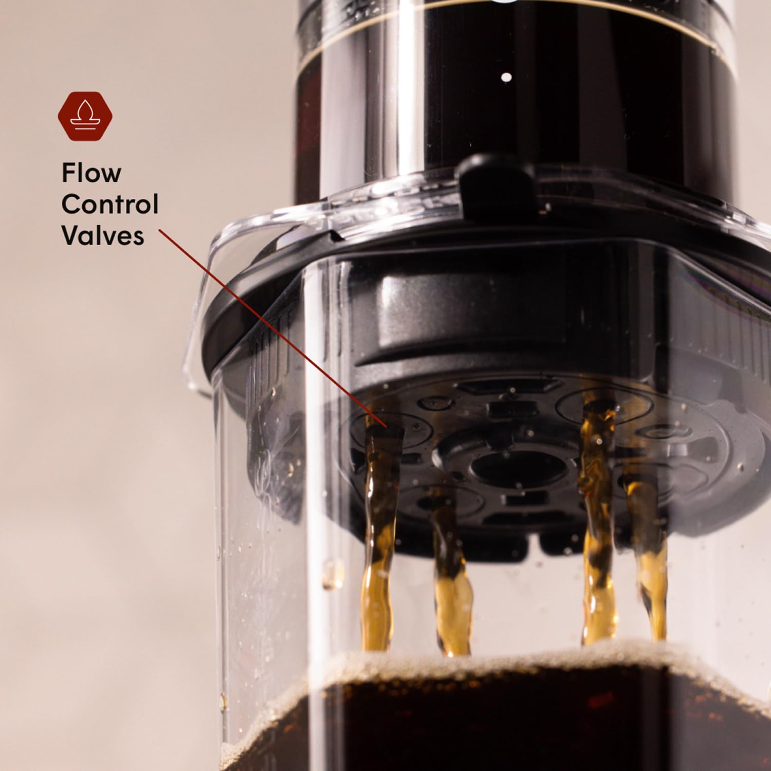 AeroPress XL cap installed on chamber demonstrating mess-free immersion