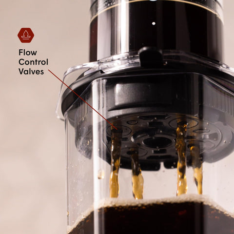 AeroPress XL cap installed on chamber demonstrating mess-free immersion
