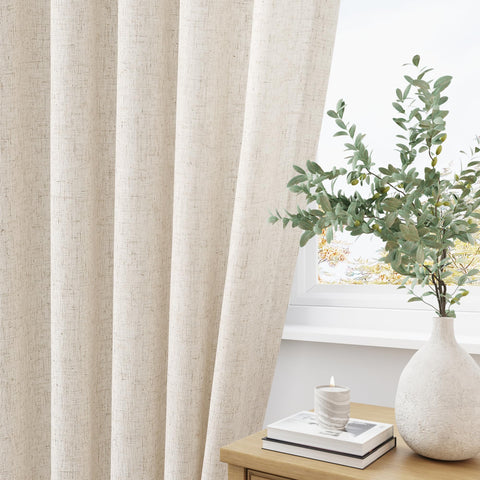 Aersas linen weave closeup showing textured fabric and durable blend