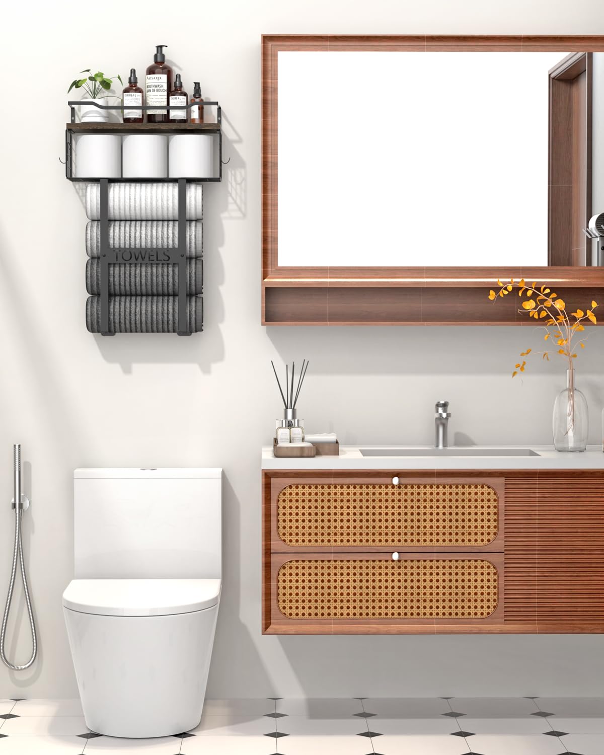 Aetyord wood shelf closeup highlighting grain and sturdy surface for decor