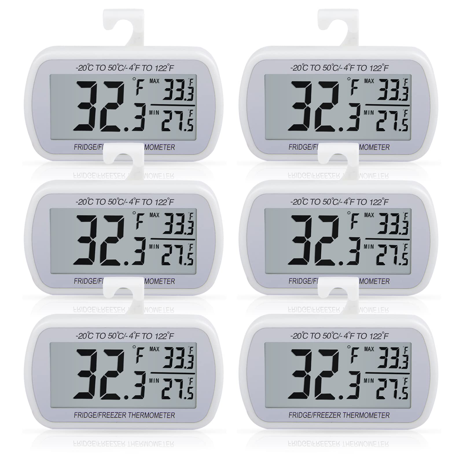 AEVETE front display showing large LCD for easy temperature reading